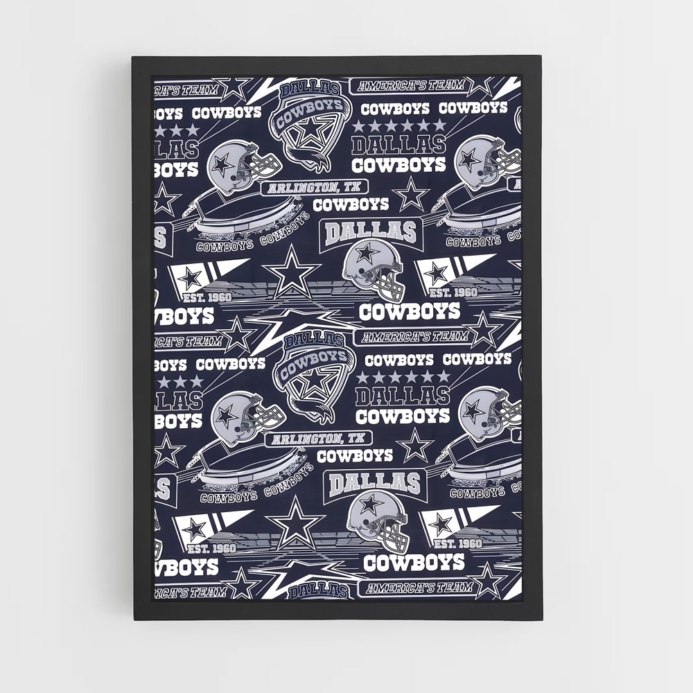 Poster Dallas cowboys (vue 2)